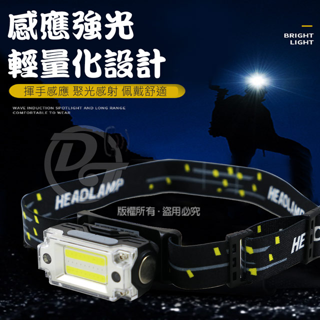 EDSDS 500流明充電式感應頭燈 EDS-K1142