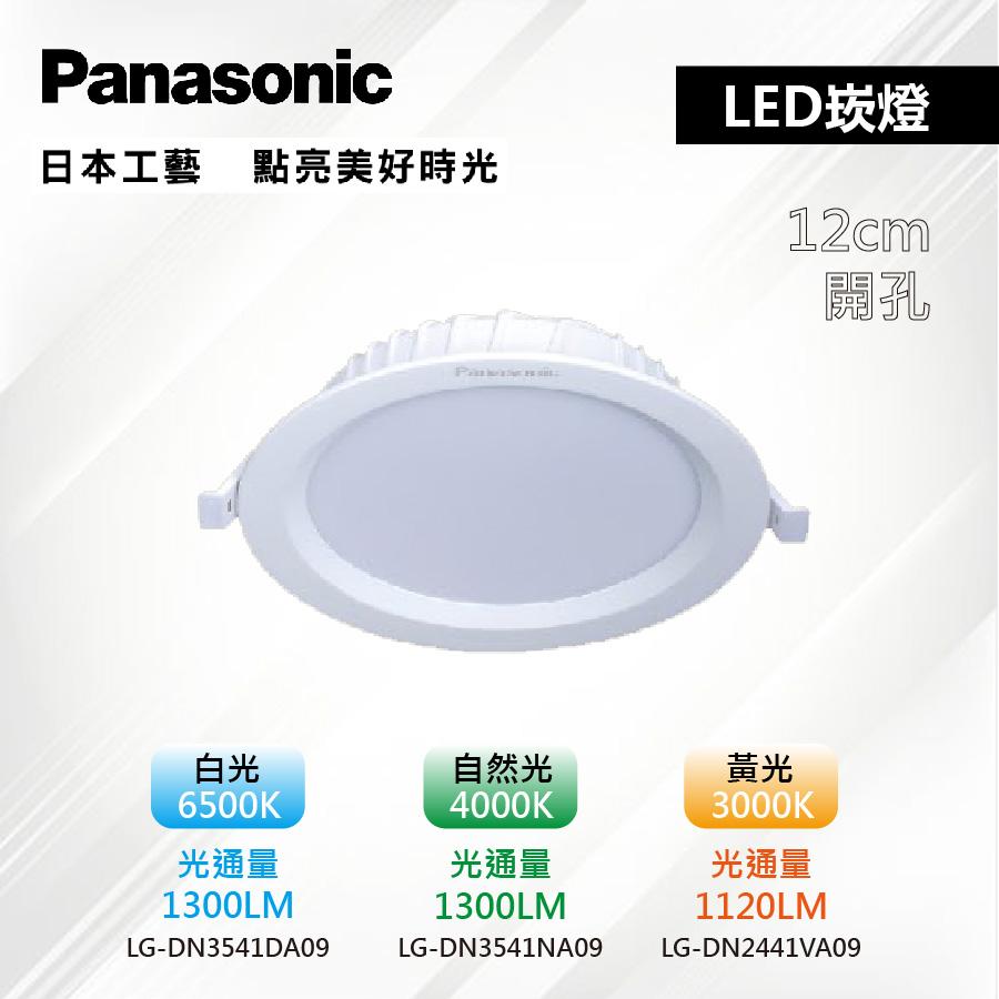 ※2入※【Panasonic 國際牌】12公分 LED 14W 薄型崁燈 LG-DN3541 新款