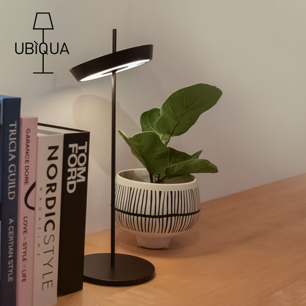 【義大利UBIQUA】Torus Desk 摩登都市USB充電式閱讀桌燈-多色可選
