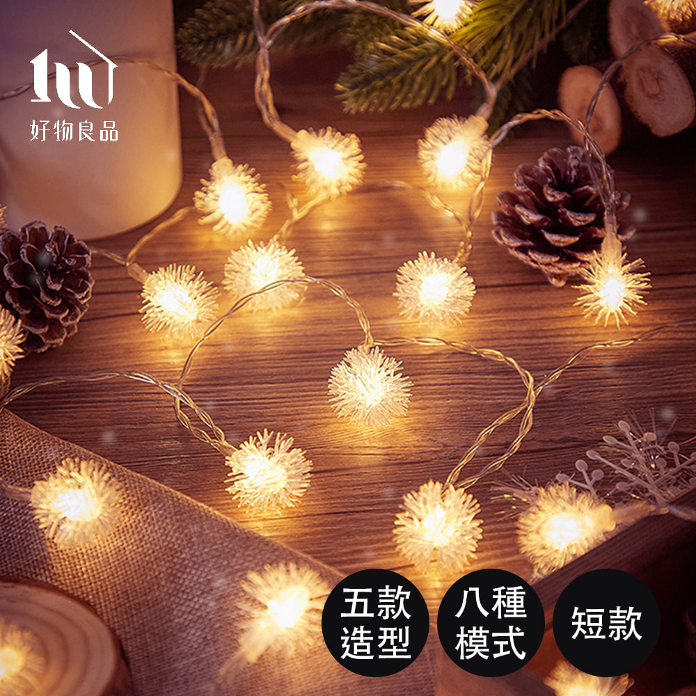 【好物良品】3米_LED聖誕節氣氛裝飾透明燈串
