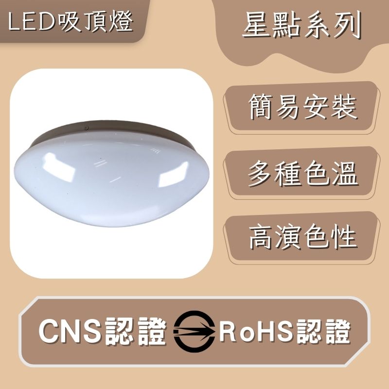 LED 吸頂燈 15W 星空 星鑽 星點 高光效 客廳燈 臥室燈具 房間燈