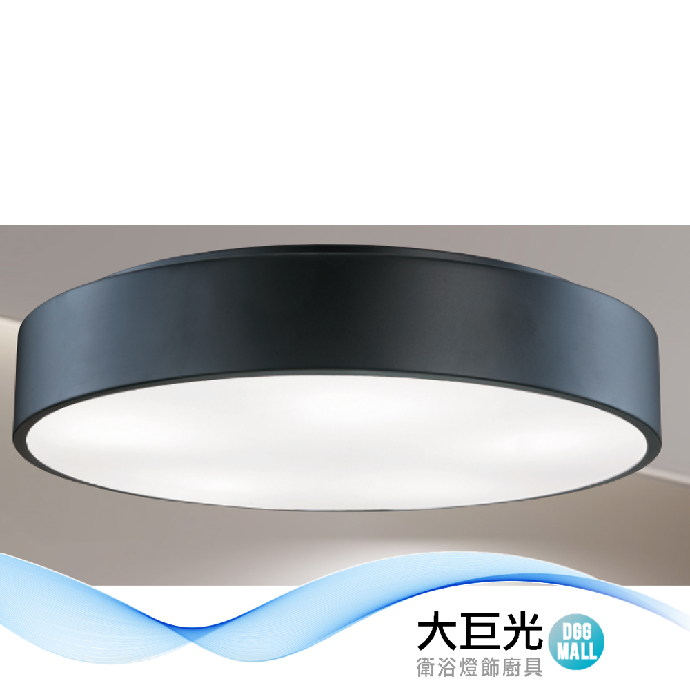 【大巨光】現代風-E27 六燈 吸頂燈-中(LW-12-2663) 附電子開關