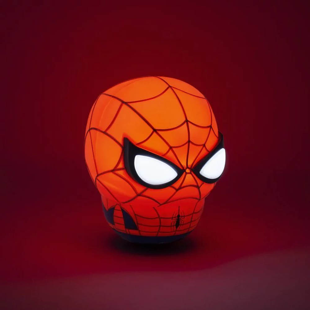 【Paladone UK】Marvel 漫威 蜘蛛人Spider Man 頭像公仔造型搖擺燈 不倒翁燈12cm
