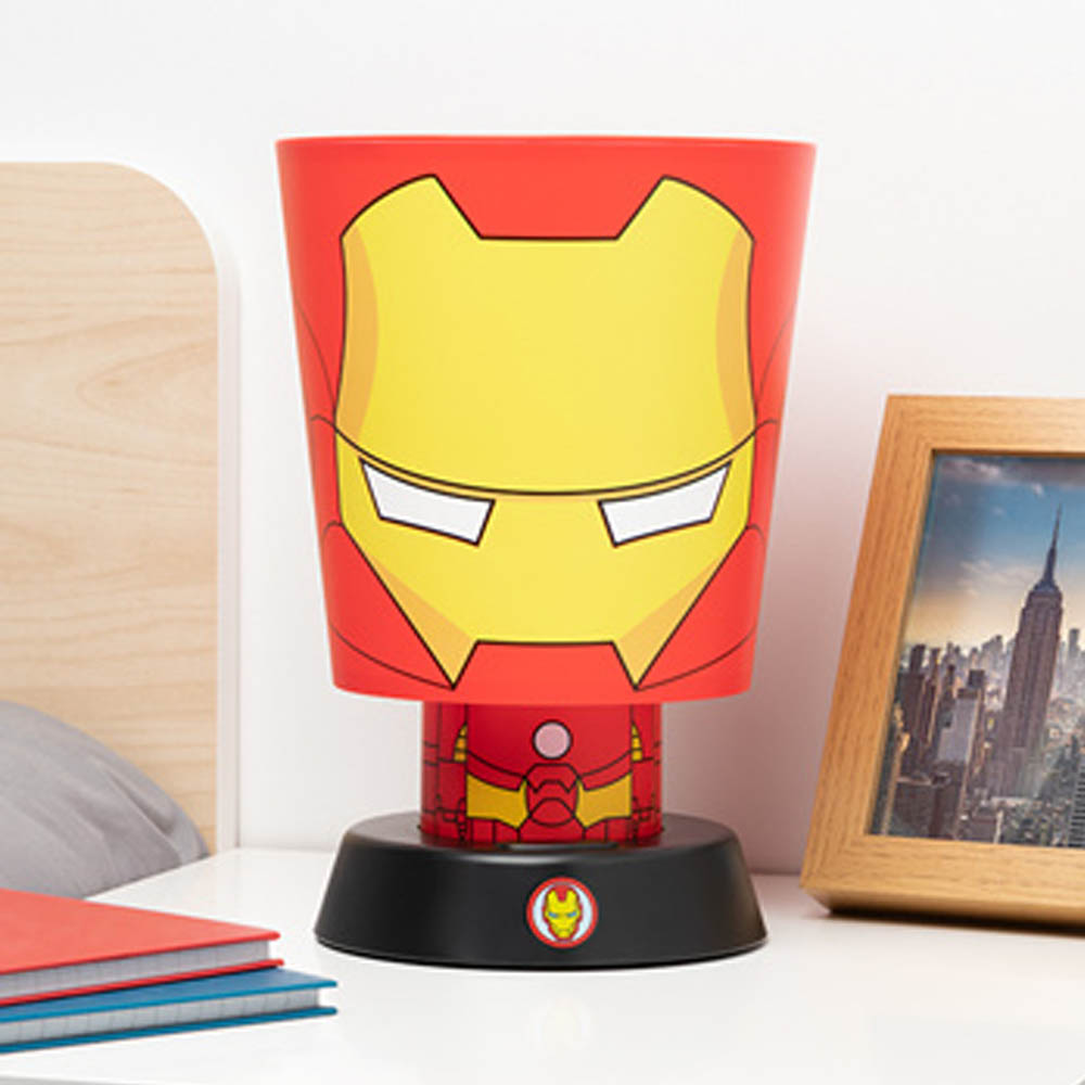 【Paladone UK】Marvel 漫威 鋼鐵人IRON MAN 桌上檯燈 夜燈 USB電池兩用 26CM