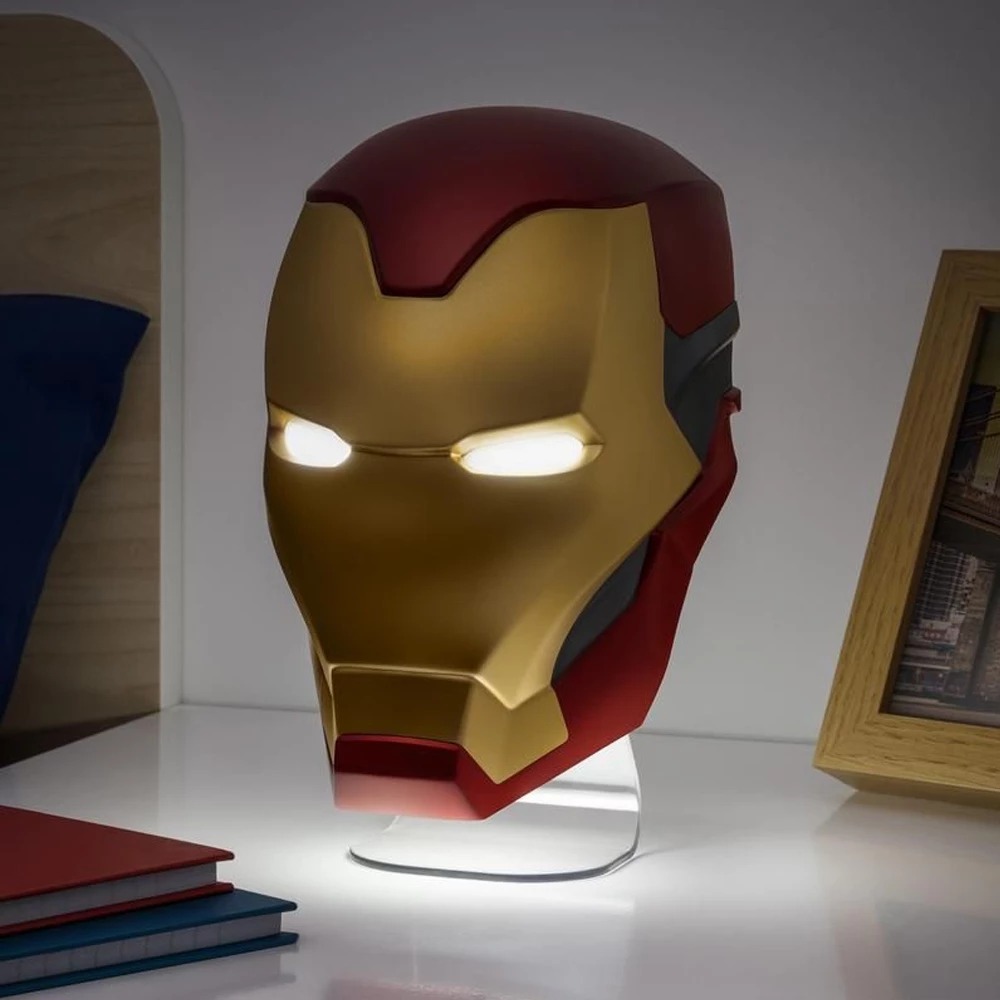 【Paladone UK】Marvel 漫威 鋼鐵人 IRON MAN 立體面具造型桌燈 壁燈 夜燈
