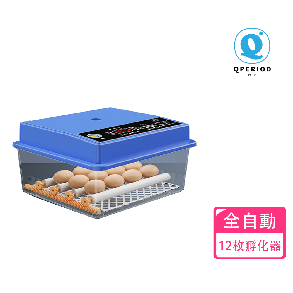 巧可110v孵化器小型家用型孵化機12枚全自動智慧器恆溫雞蛋孵化箱