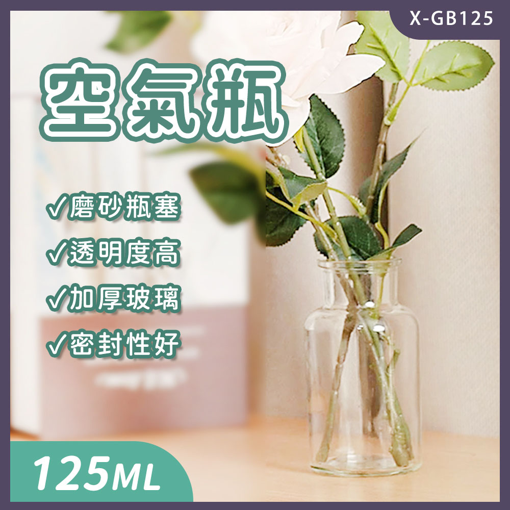 玻璃透明廣口瓶125cc 630-GB125