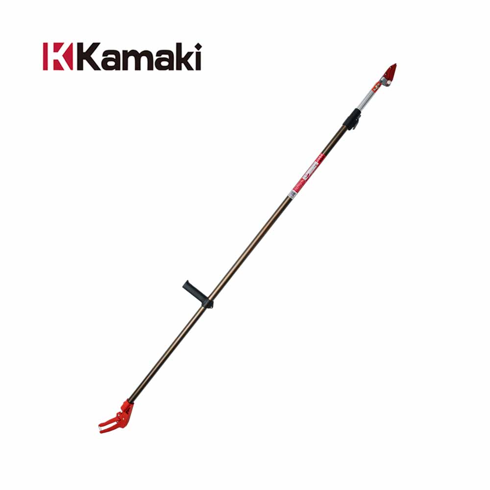 日本 KAMAKI 卡瑪 輕量 伸縮高枝切鋏（六段） / 輕量高枝鋸 /日本製 No.1830
