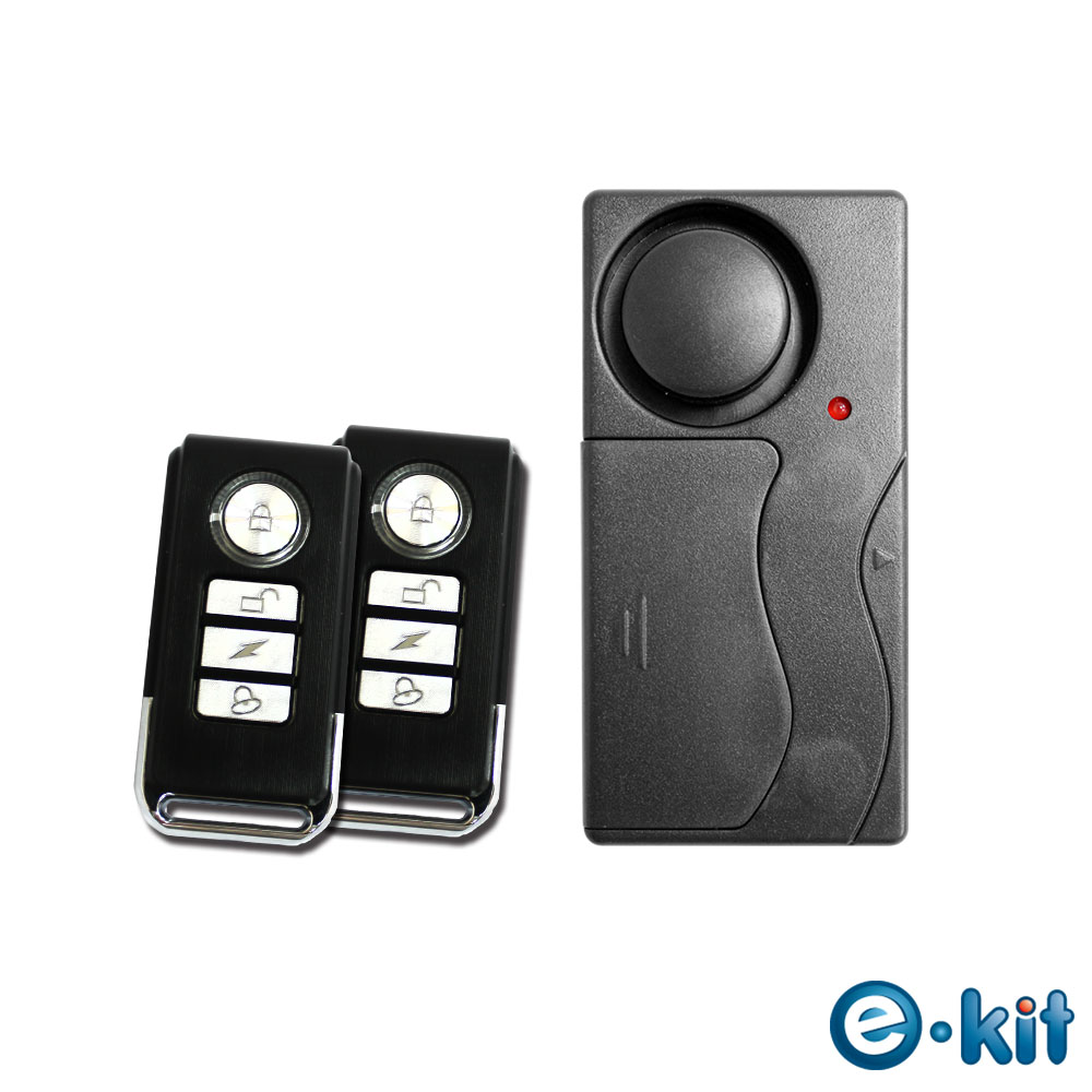逸奇e-Kit 一對二無線遙控器/震動感應門窗防盜警報器/迎賓門鈴/緊急警報聲/迎賓叮噹門鈴 ES-35B