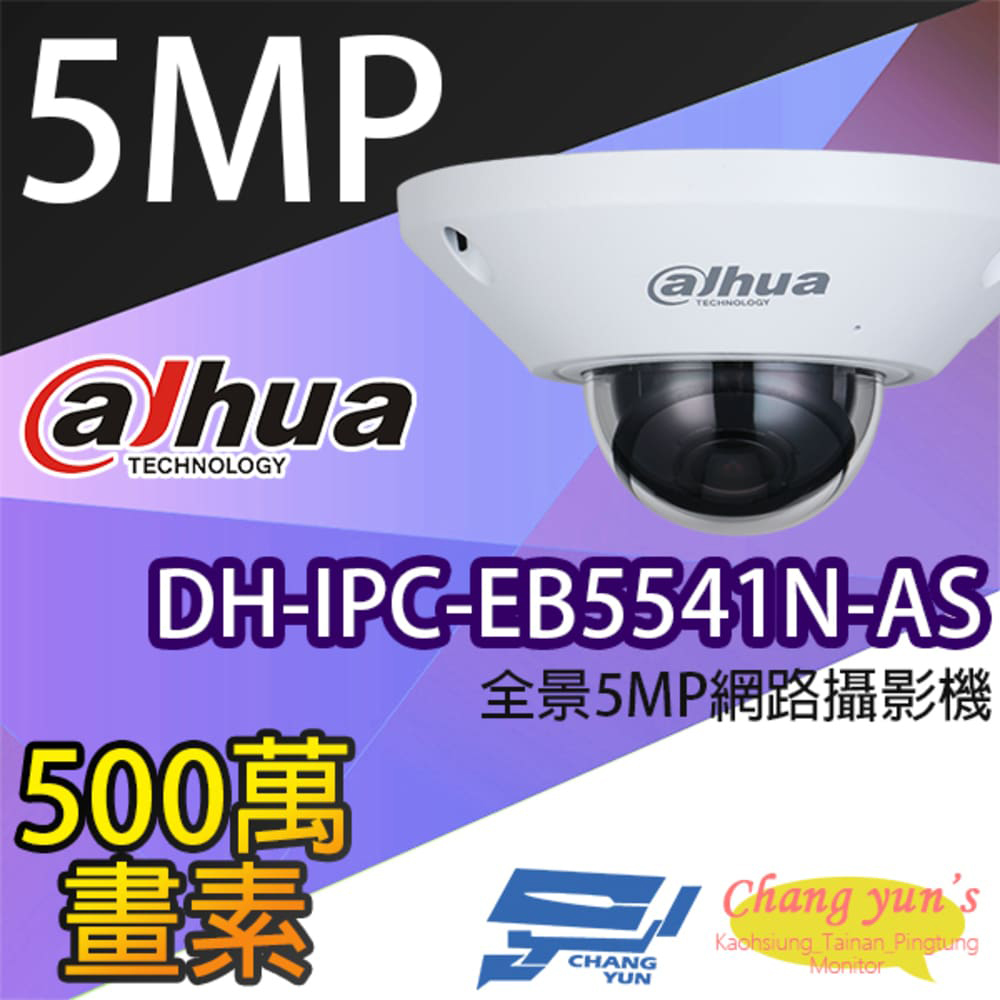 大華 DH-IPC-EB5541N-AS 全景5MP網路攝影機 IPcam