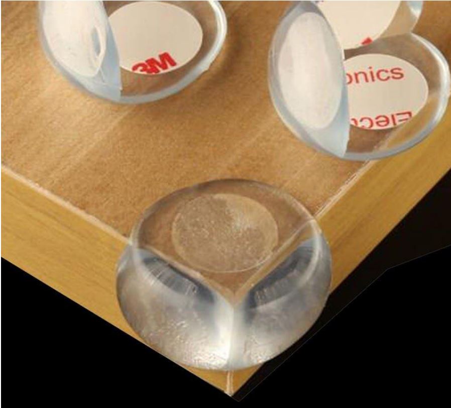 HA010圓型桌角防護墊 透明矽膠軟墊(20入) 嬰幼兒專用桌角防撞套 桌腳防撞護墊 桌角防撞器 防撞角