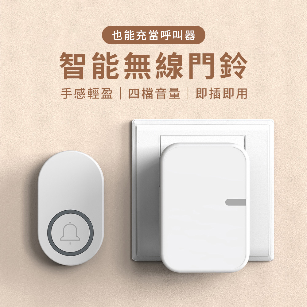 智慧無線家用門鈴 1對1