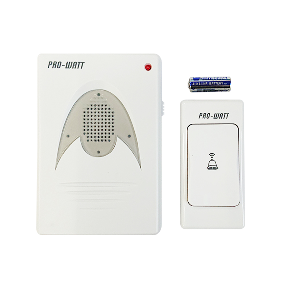 【華志PRO-WATT】P-708 超高頻 1對1 無線數位 門鈴(電池式 居家照護/鈴聲呼叫)