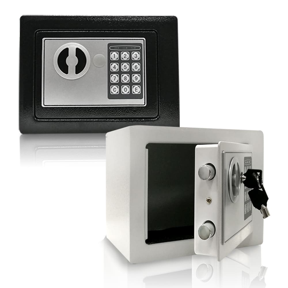 KEEPER 守護者保險箱 小型密碼保險箱 17E (黑色/白色)