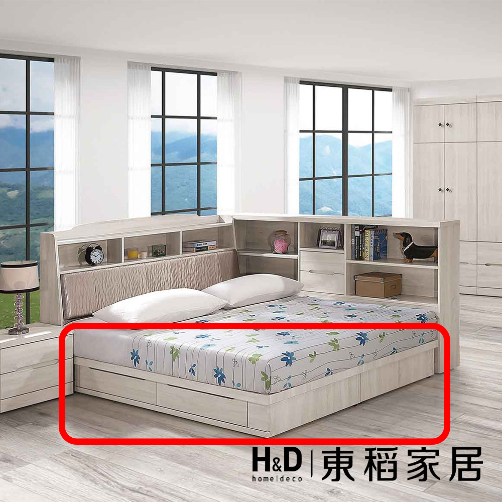 【東稻家居】抽屜式床底5尺(TJS1-03870)