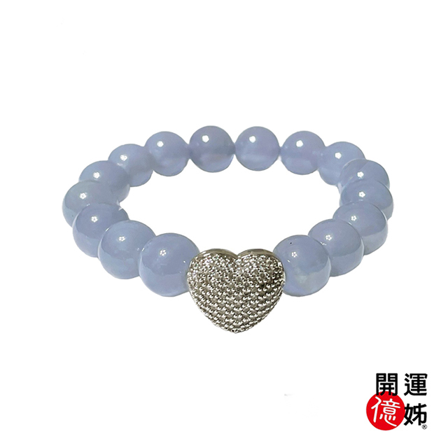 【A1寶石】天然緬甸冰種紫羅蘭翡翠手鍊-同翡翠手鐲保值(附證書)