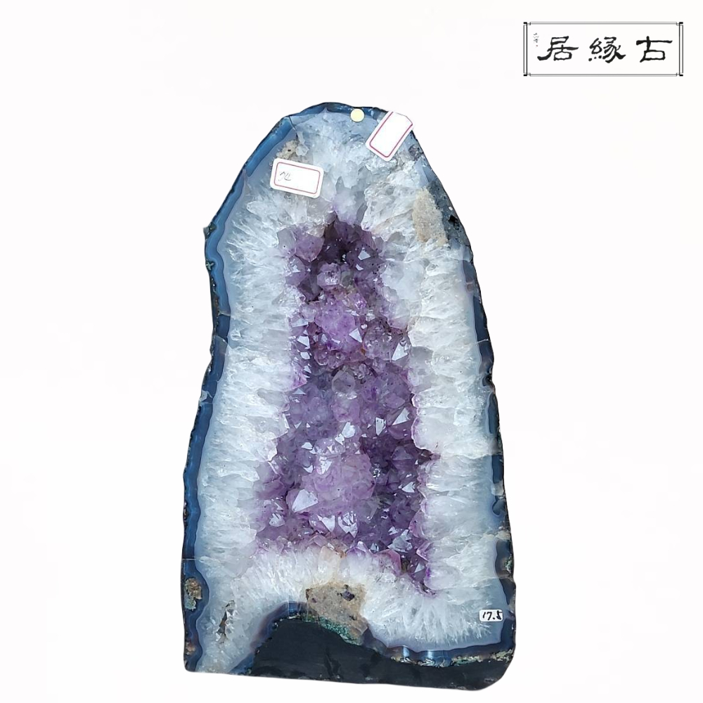古緣居 巴西天然紫水晶洞 (無底座) (17.5公斤)