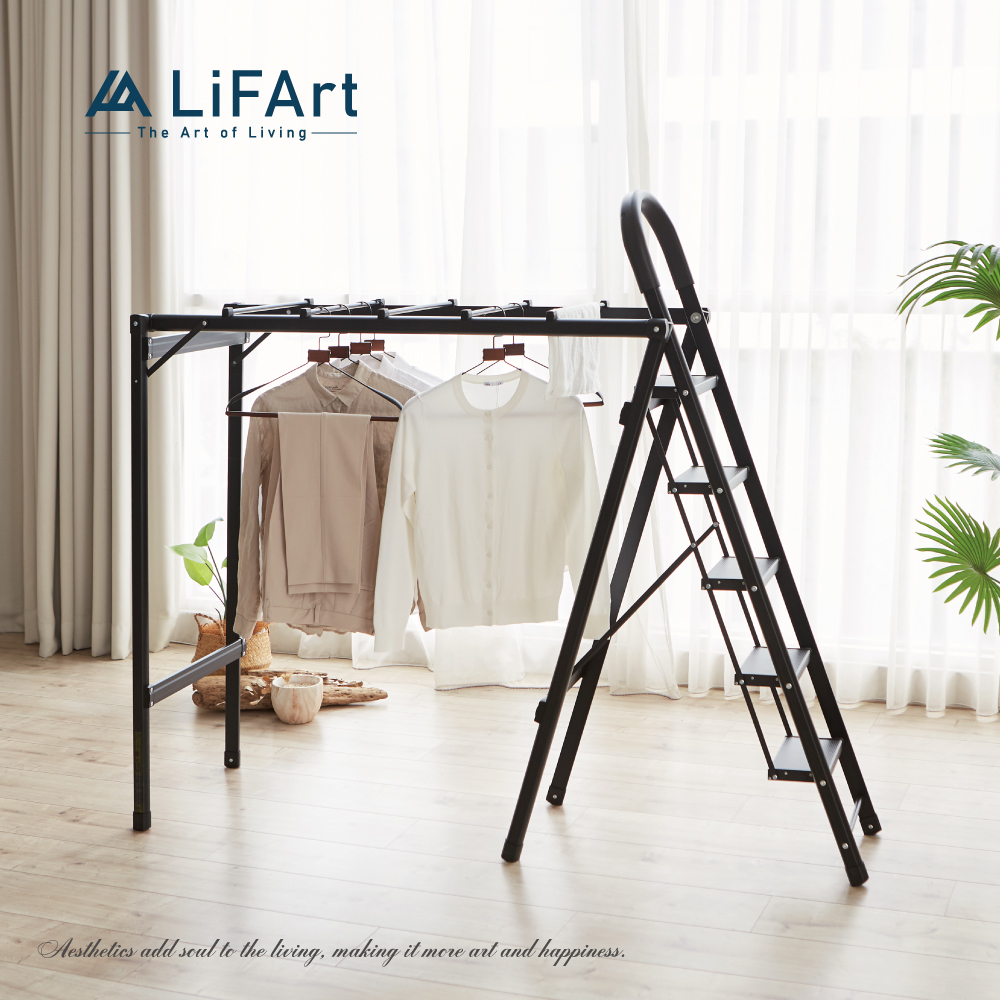 【LiFArt】萬用變形五階曬衣梯