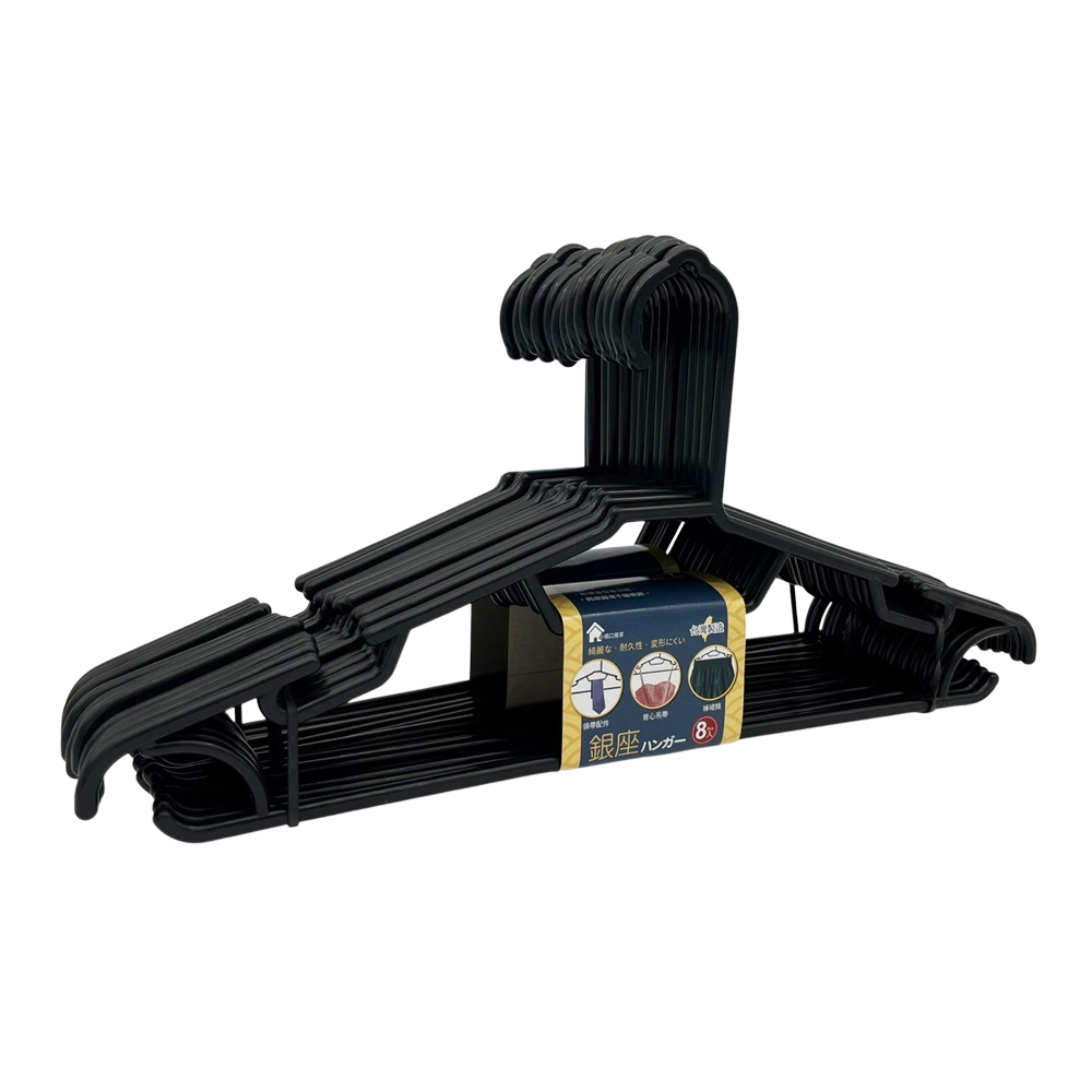 銀座A型衣架(42cm)-8入