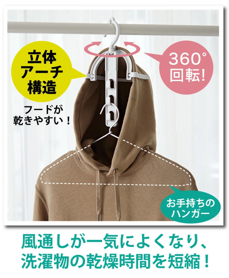COGIT帽T.連帽外套.帽子用立體曬衣架908286