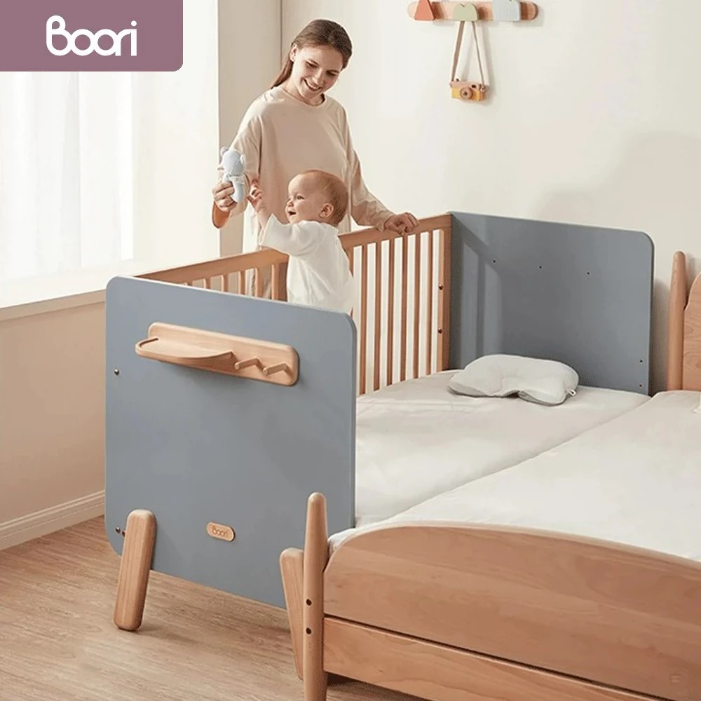 成長天地 澳洲Boori 實木兒童拼接床延伸床邊床單人床BR012(澳洲30年嬰童知名品牌)