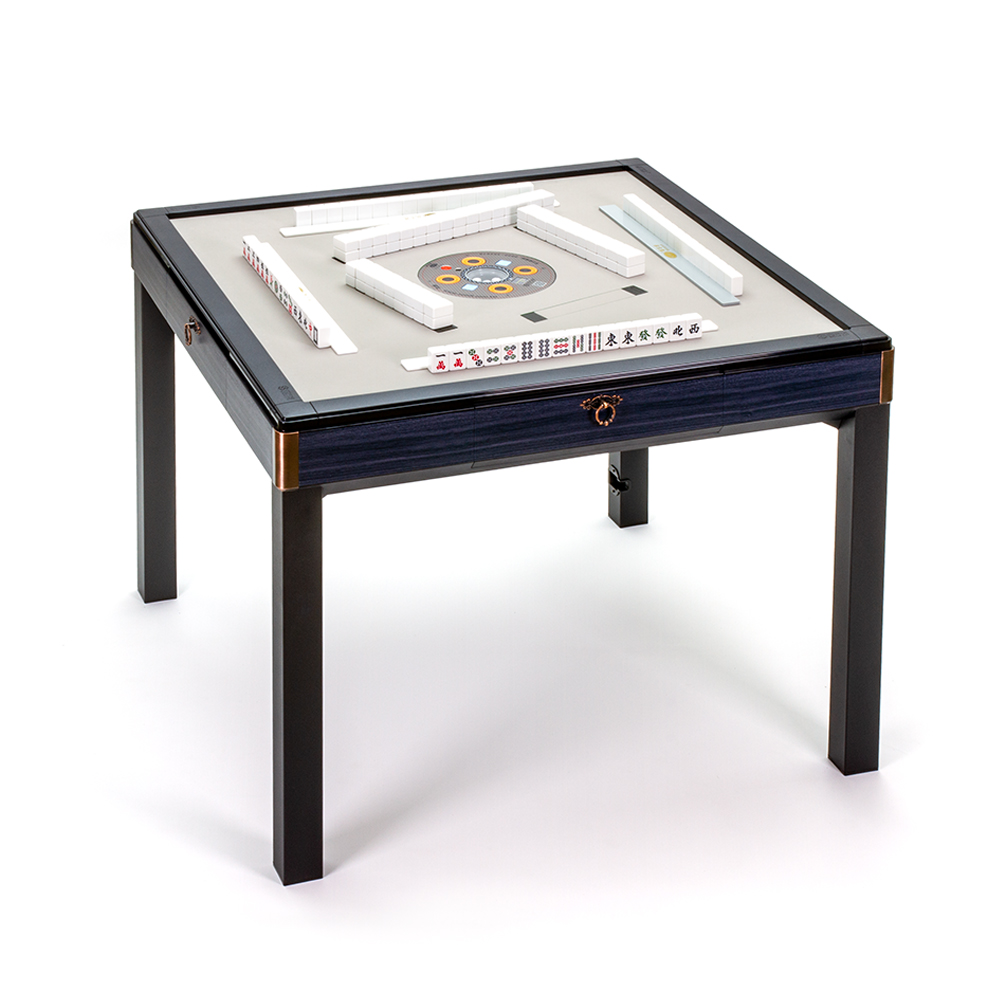 【商密特】T650 二代 典雅木紋過山麻將機 餐桌款 (靛藍木)
