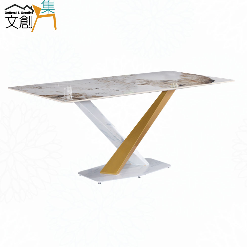 【文創集】格尼遜6尺高硬度岩板餐桌(不含餐椅)