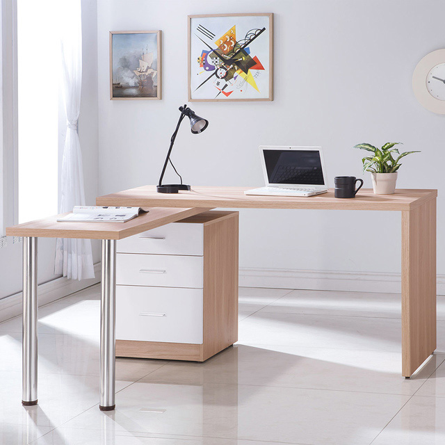 Bernice-納特爾4.9尺多功能旋轉桌/工作桌/辦公桌(雙色)