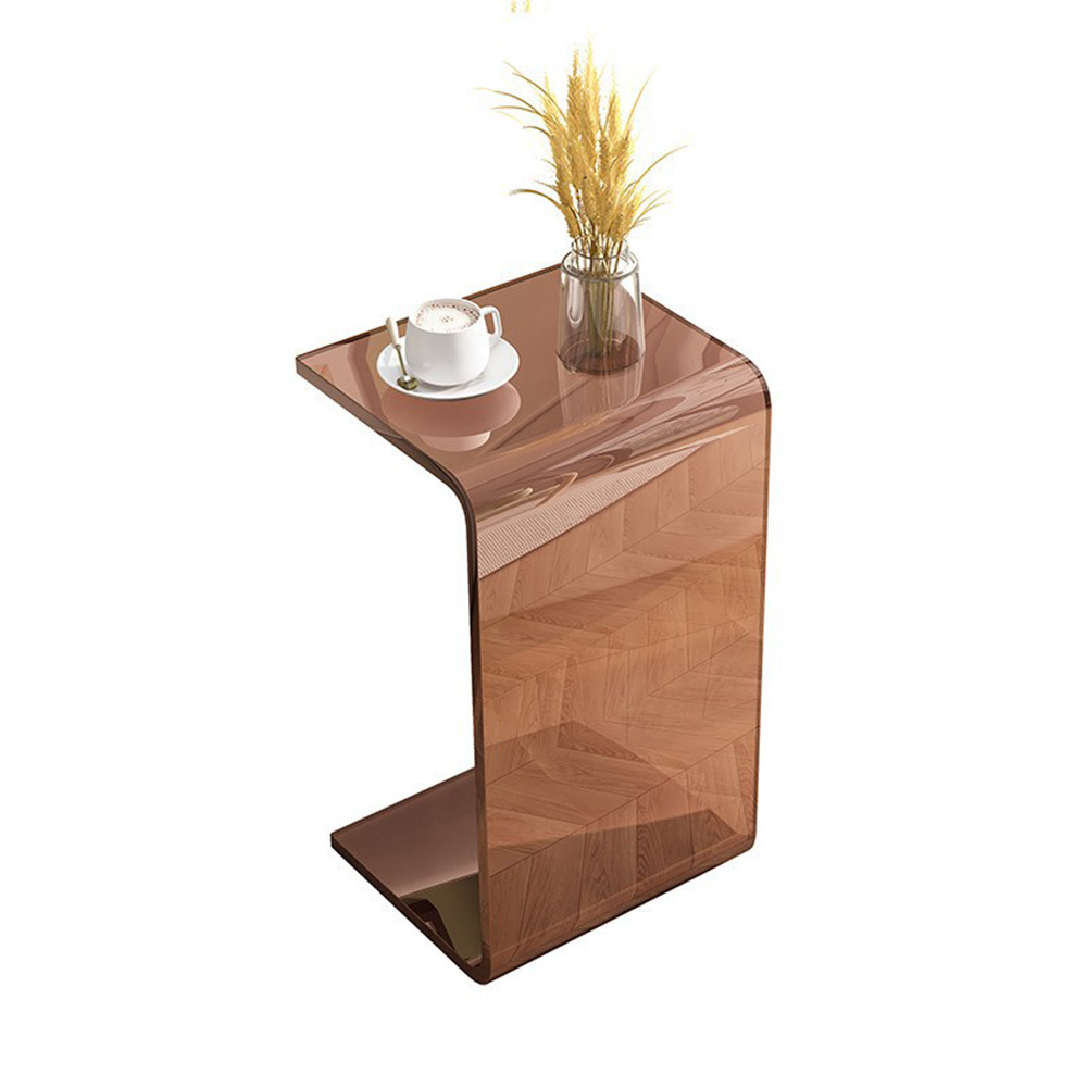透明壓克力茶几 客廳桌 臥室沙發邊櫃 床頭櫃 30*30*60cm