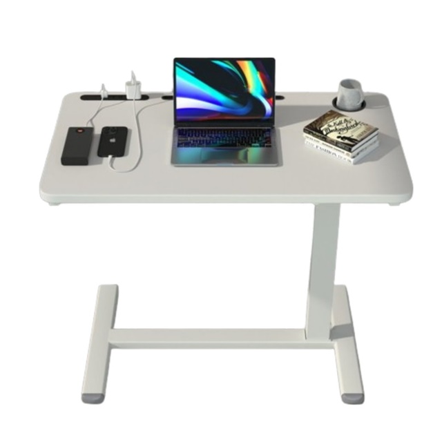 MGSHOP 多功能升降桌側邊桌床邊桌(手搖升降桌 80x40cm)