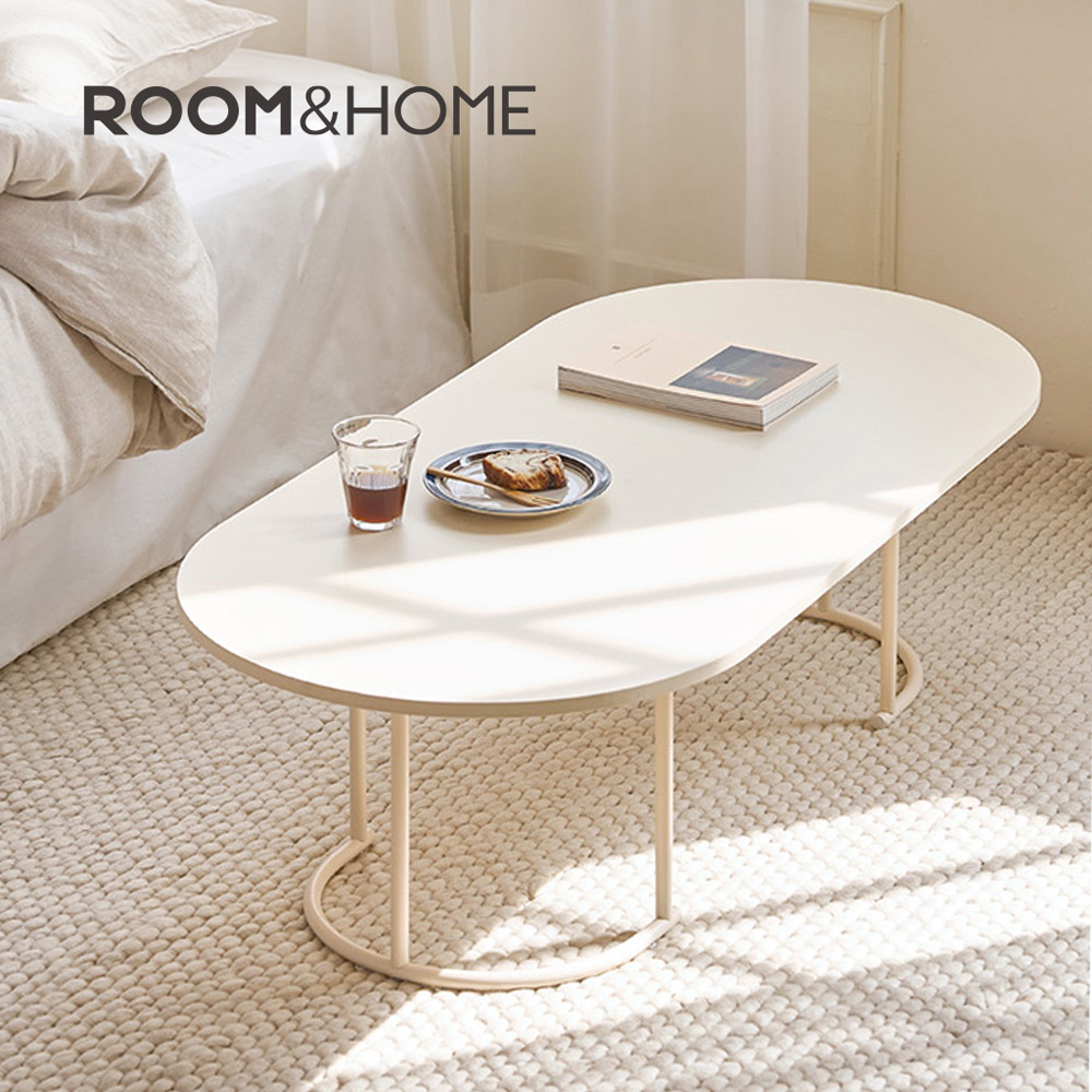 【韓國ROOM&HOME】現代極簡風橢圓形茶几/邊桌-DIY-多色可選