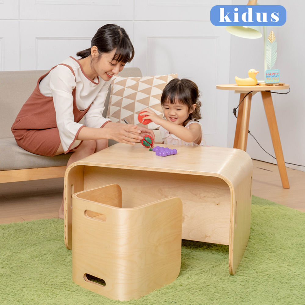 【KIDUS】 HS300 百變兒童桌椅組 (一桌二椅) 遊戲桌椅組 閱讀桌椅組 成長桌椅組