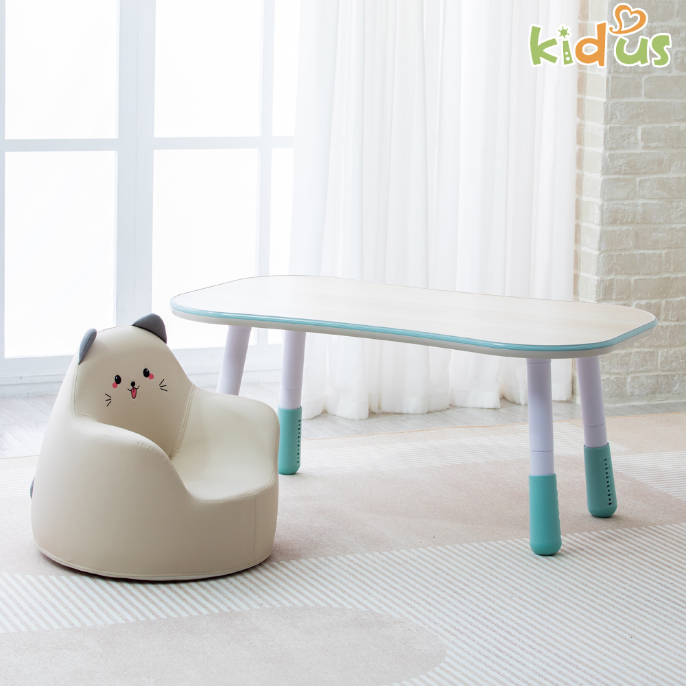 【KIDUS】兒童100公分花生桌+動物小沙發 HS003+SF002 多種搭配桌椅組合