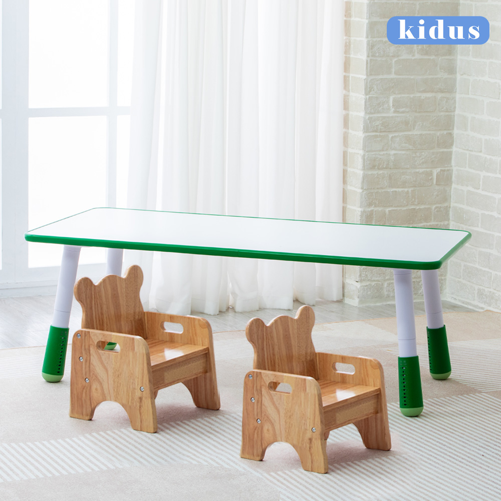 【kidus】120公分兒童多功能桌椅組 一桌二椅 HS120+SF300*2
