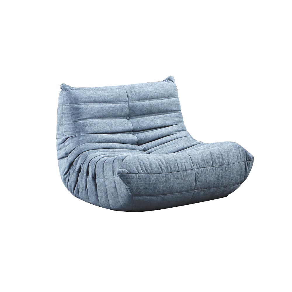 Birdie-巴金斯毛毛蟲布沙發/懶人沙發/單人沙發/休閒造型椅-灰色