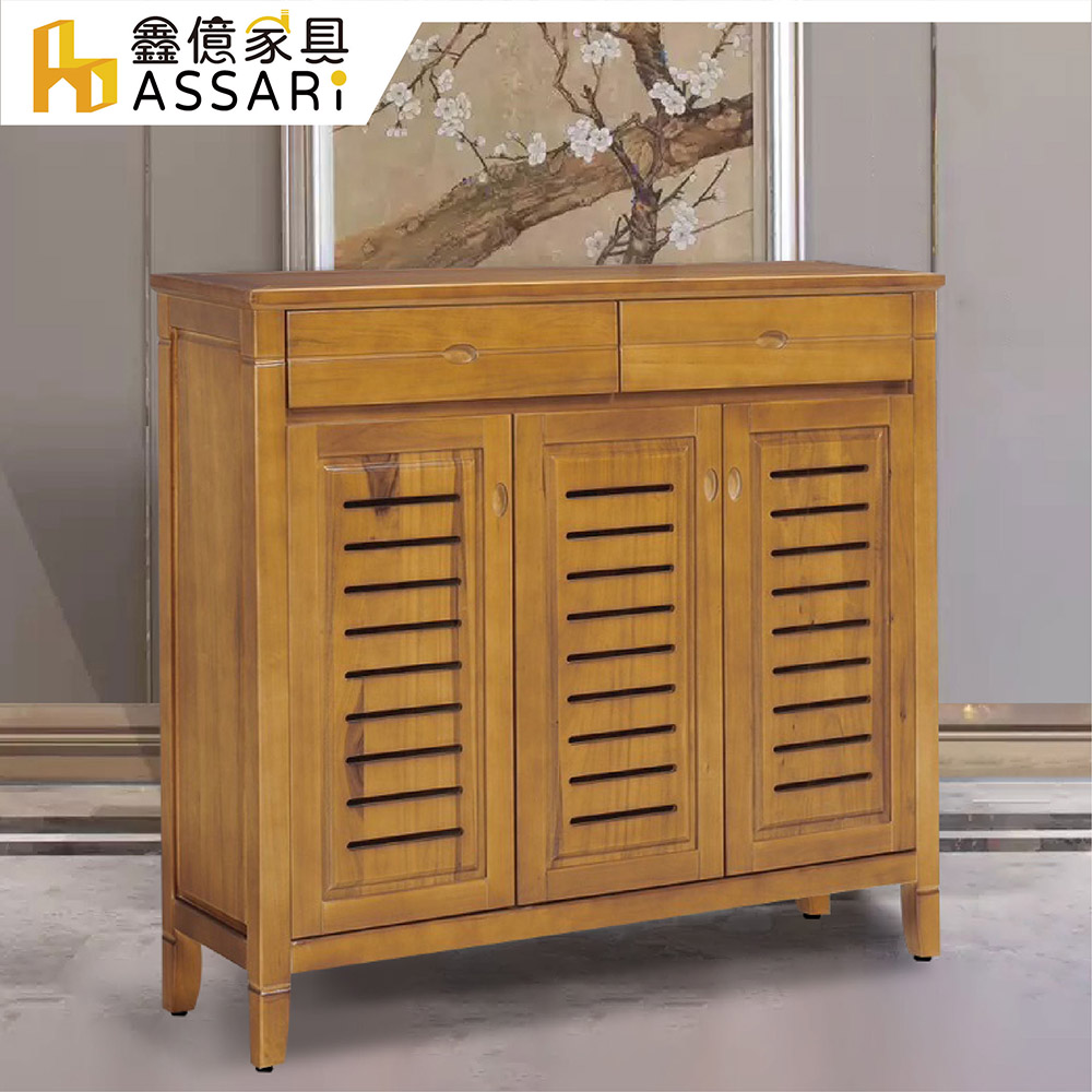 ASSARI-青雲樟木4.2尺鞋櫃(寬125x深37x高112cm)(訂製款)