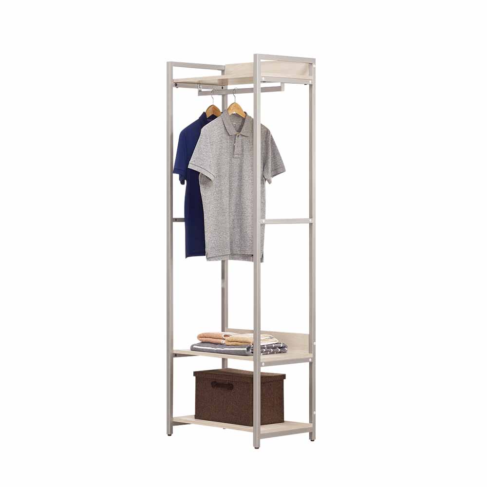 Bernice-戴米2尺簡約開放式單吊桿衣櫃