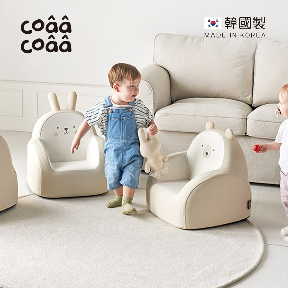【韓國coaa-coaa】韓國製頂級SOFFKIN環保皮革動物造型兒童沙發椅-多款可選