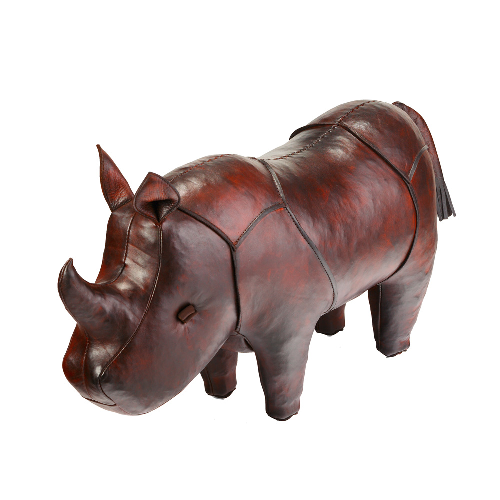 【北歐櫥窗】Omersa Rhino 犀牛 手工皮革凳（標準）