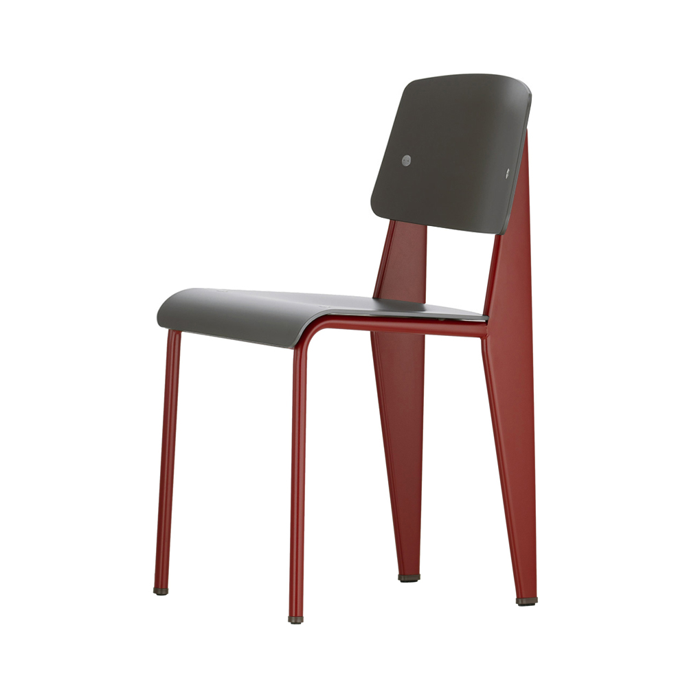 【北歐櫥窗】Vitra Standard SP 標準單椅（岩石灰座面、東洋紅椅腳）
