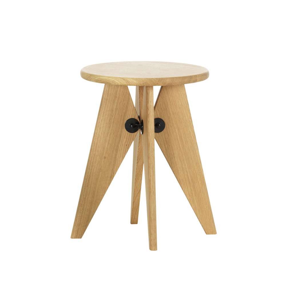 【北歐櫥窗】Vitra Tabouret Bois 標準圓凳（淺橡木）