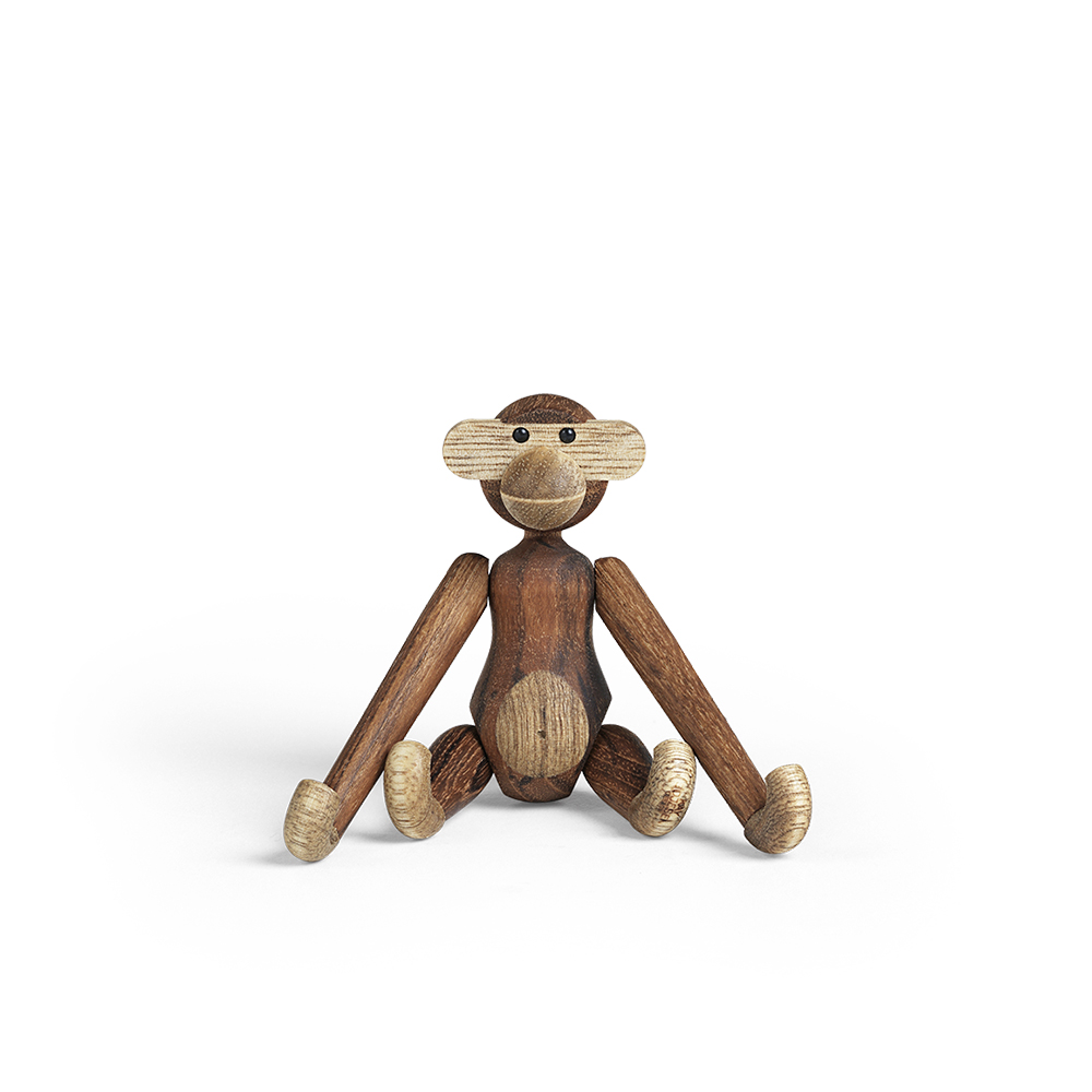 【北歐櫥窗】Kay Bojesen Monkey Mini 木頭迷你猴（柚木）