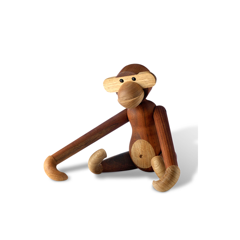 【北歐櫥窗】Kay Bojesen Monkey Small 木頭小猴（柚木）