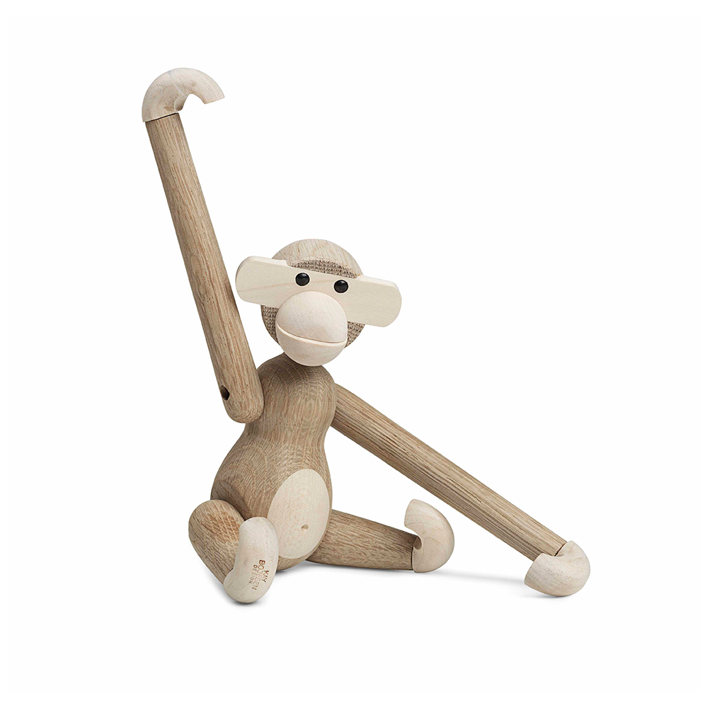 【北歐櫥窗】Kay Bojesen Monkey Small 木頭小猴（橡木＆楓木）