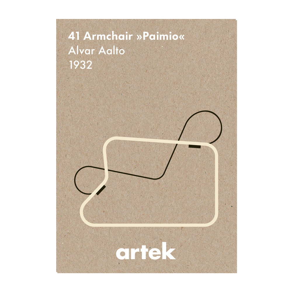 【北歐櫥窗】Artek Icon Posters 經典設計海報（Paimio）
