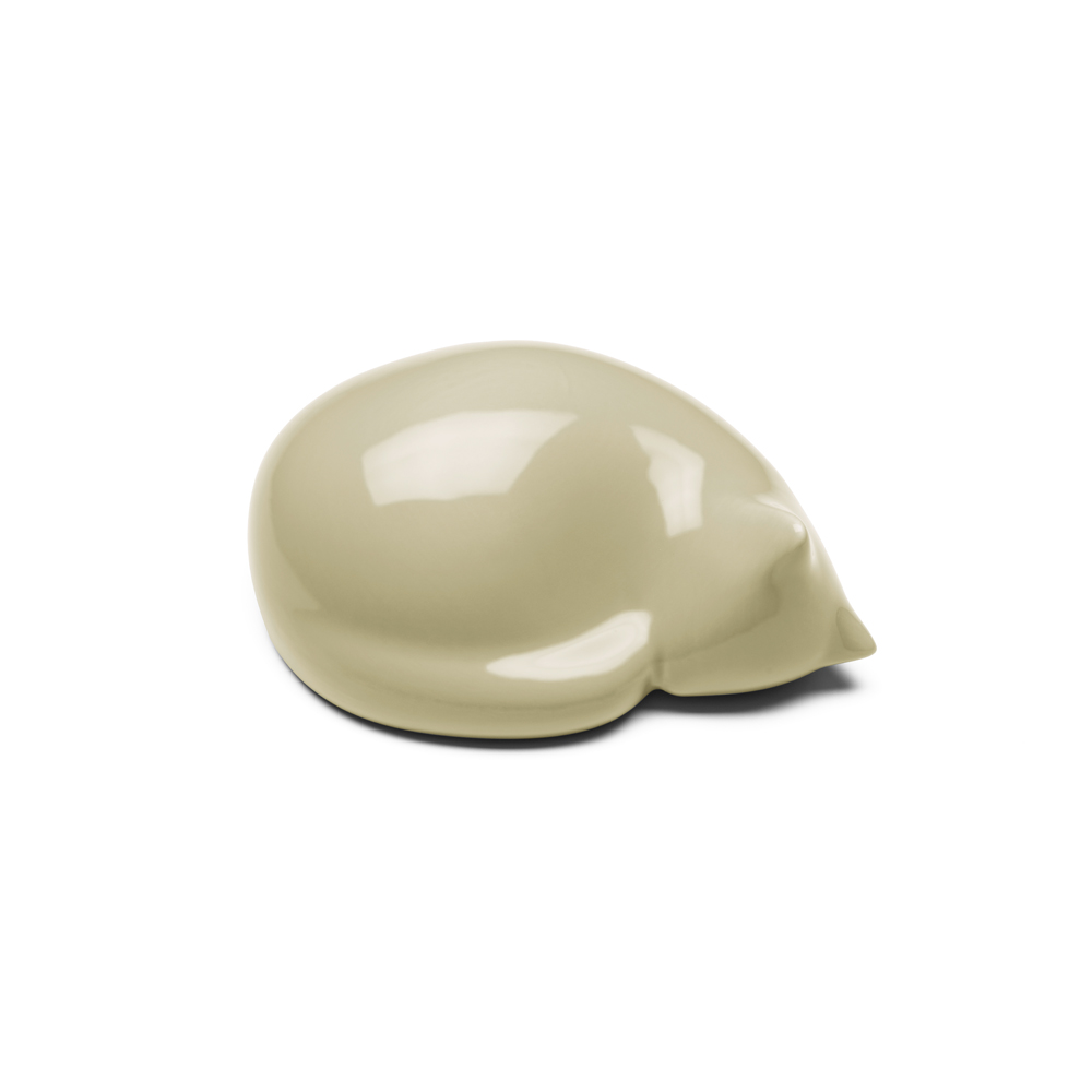 【北歐櫥窗】Vitra Resting Cat 捲曲貓（小、米褐、亮面）