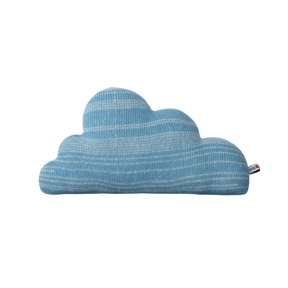 【北歐櫥窗】Donna Wilson Cloud 雲朵 羔羊毛針織抱枕（小、藍）