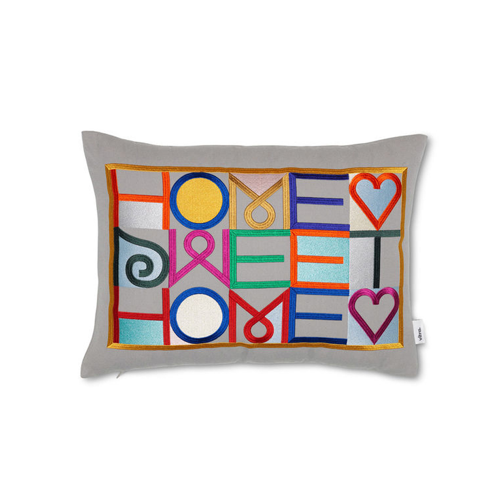 【北歐櫥窗】Vitra Embroidered Home Sweet Home 印花抱枕