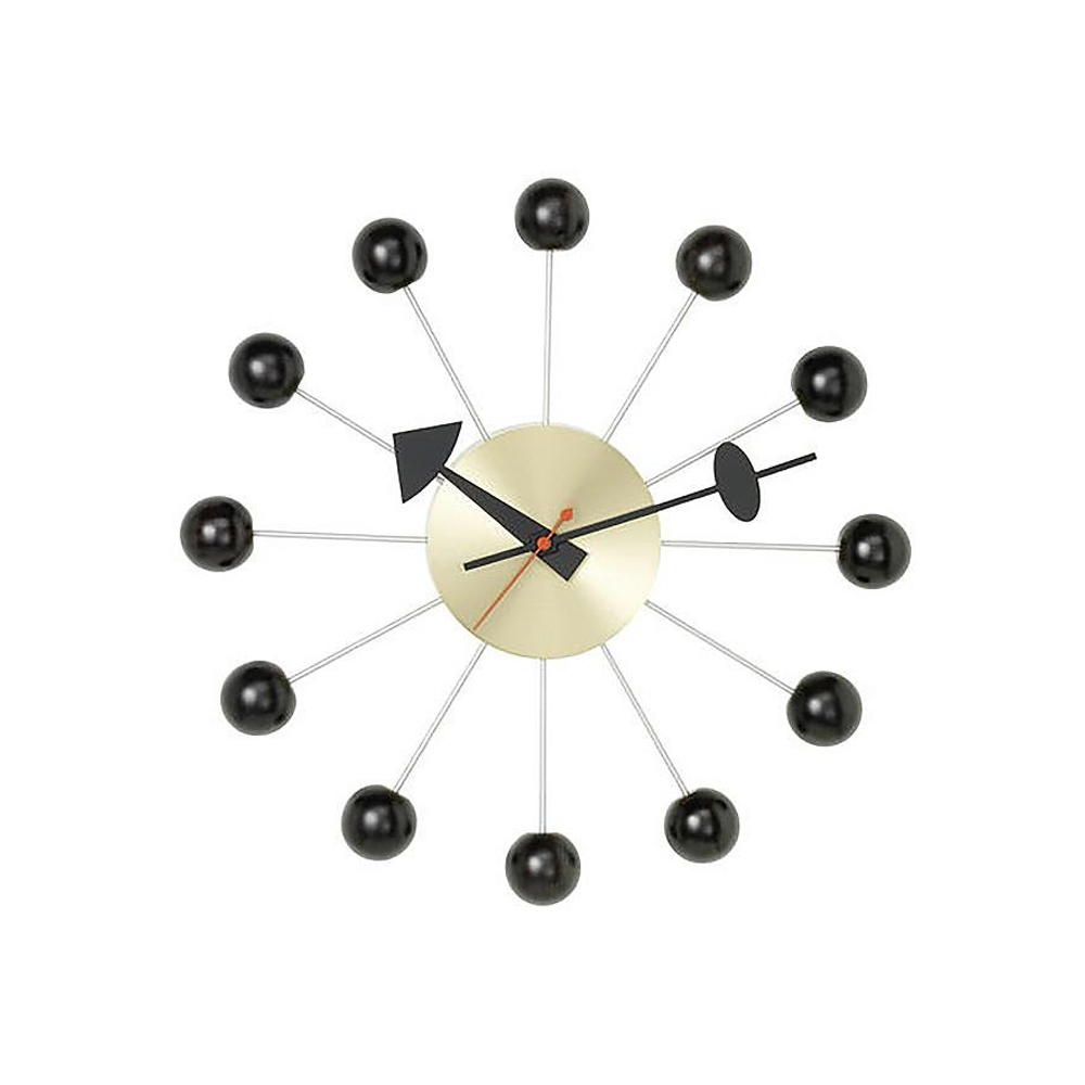 【北歐櫥窗】Vitra Ball Clock 球星掛鐘（黑色）