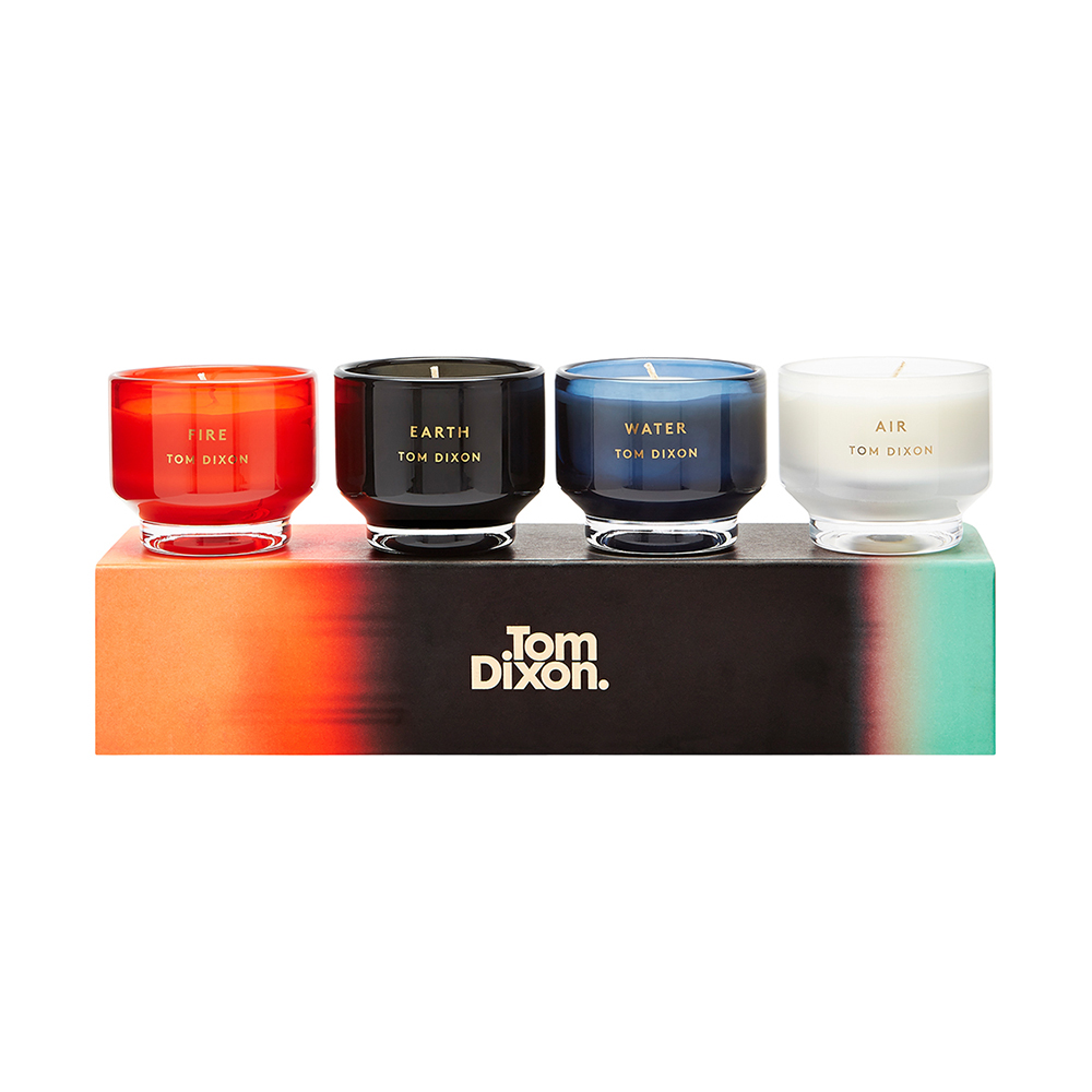 【北歐櫥窗】Tom Dixon Scent Elements 元素香氛蠟燭四入禮盒